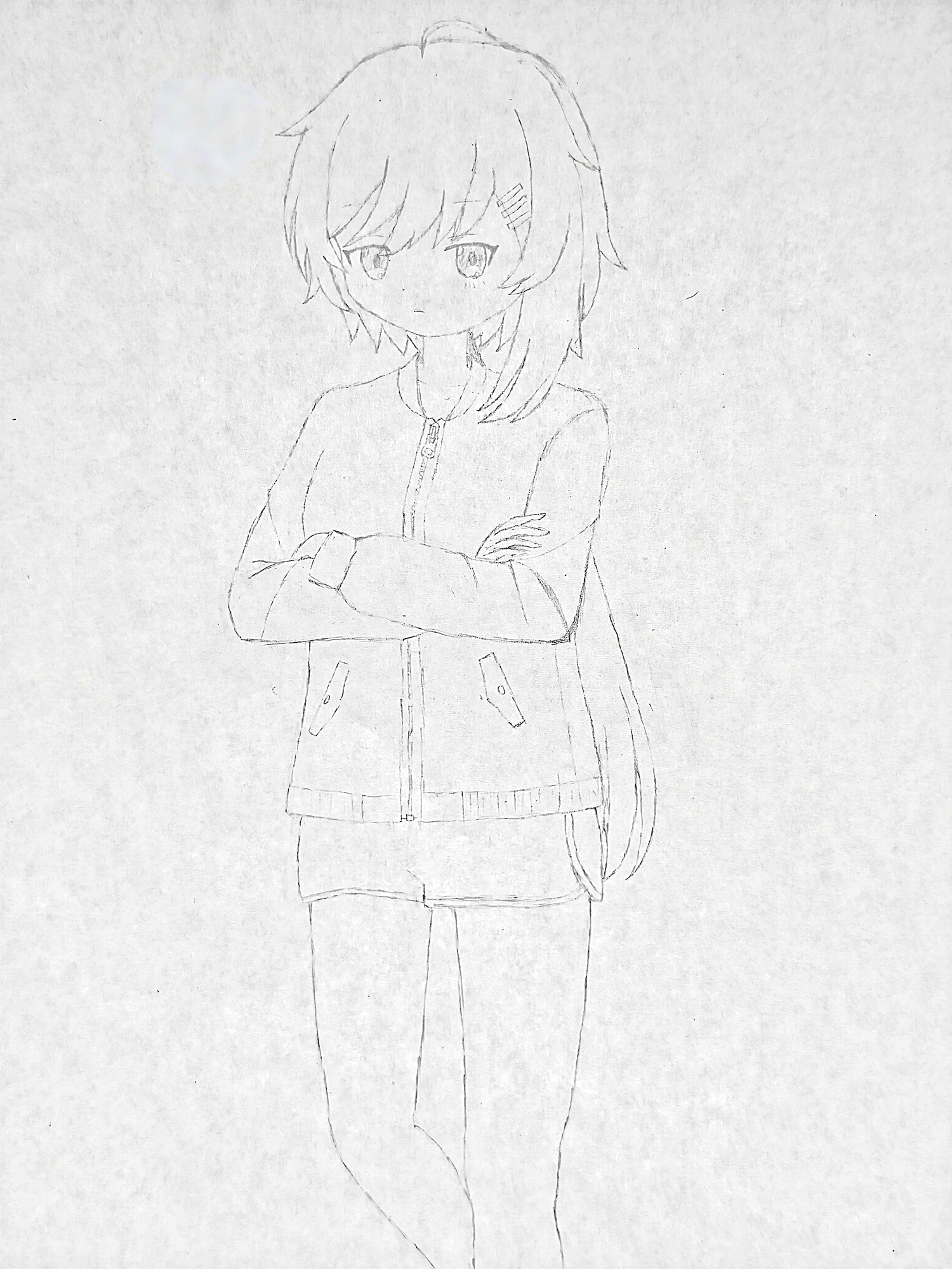 代理キャラのデザインスケッチ